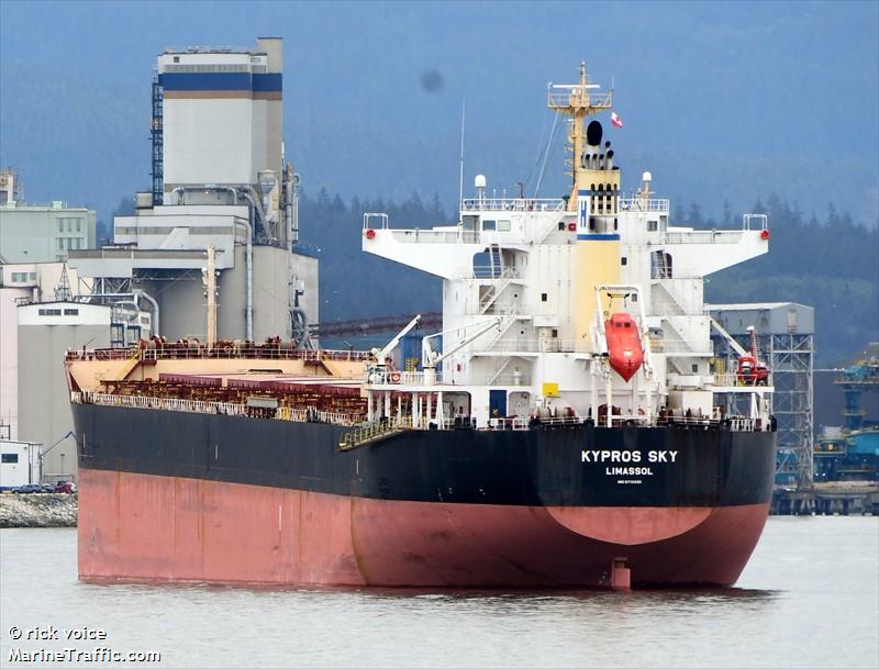 kypros sky (Bulk Carrier) - IMO 9713935, MMSI 212452000, Call Sign 5BFC4 under the flag of Cyprus