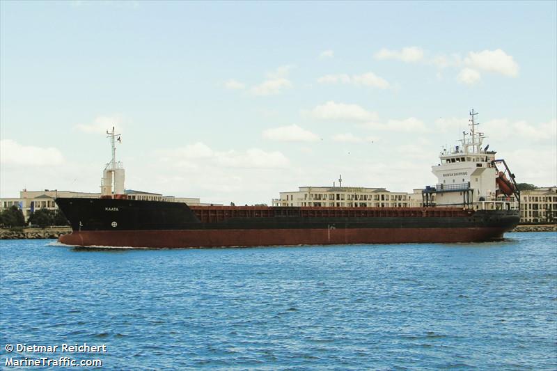 kaata (General Cargo Ship) - IMO 9184823, MMSI 215908000, Call Sign 9HJX8 under the flag of Malta