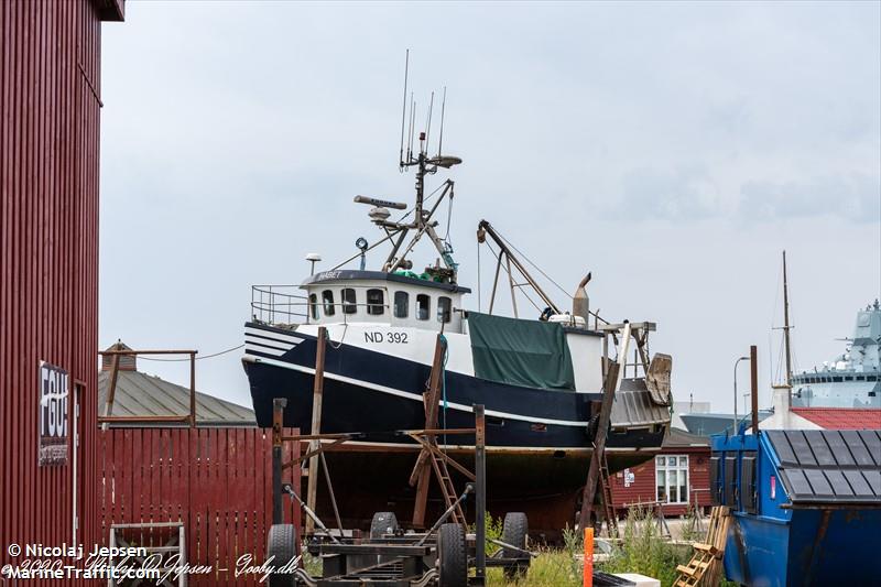 haabet nd392 (Fishing vessel) - IMO , MMSI 219002415, Call Sign OU7363 under the flag of Denmark