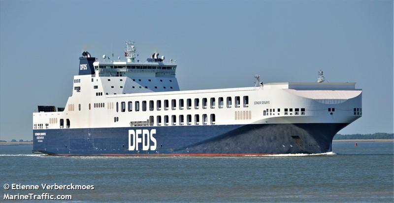scandia seaways (Ro-Ro Cargo Ship) - IMO 9864681, MMSI 219027776, Call Sign OYEJ2 under the flag of Denmark