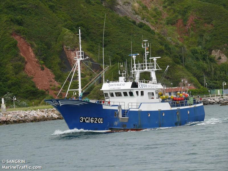fv canto nuevo (Fishing Vessel) - IMO 9246097, MMSI 224045260, Call Sign EBVH under the flag of Spain