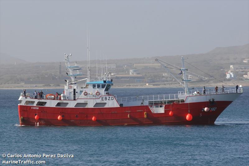 o kevin (Fishing Vessel) - IMO 8747549, MMSI 224380000, Call Sign EBZD under the flag of Spain