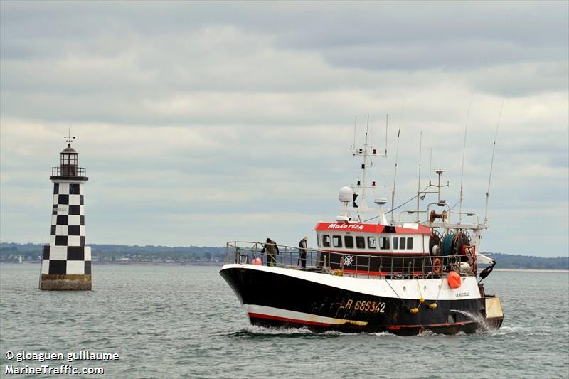 fv malorick (Fishing vessel) - IMO , MMSI 227308000, Call Sign FHNI under the flag of France