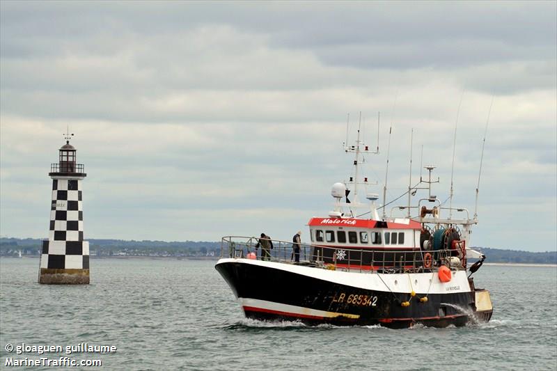 fv malorick (Fishing vessel) - IMO , MMSI 227308000, Call Sign FHNI under the flag of France