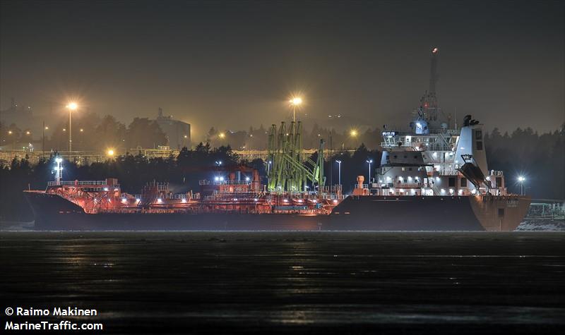 lunni (Chemical/Oil Products Tanker) - IMO 9797802, MMSI 230690000, Call Sign OJTJ under the flag of Finland