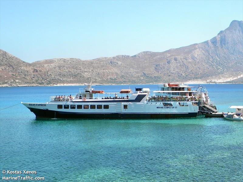 balos expres (Passenger Ship) - IMO 8723543, MMSI 237005600, Call Sign SX6627 under the flag of Greece
