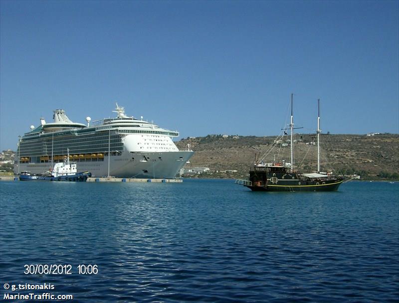 black pearl (Passenger Ship) - IMO 8691714, MMSI 237034200, Call Sign SX 7830 under the flag of Greece