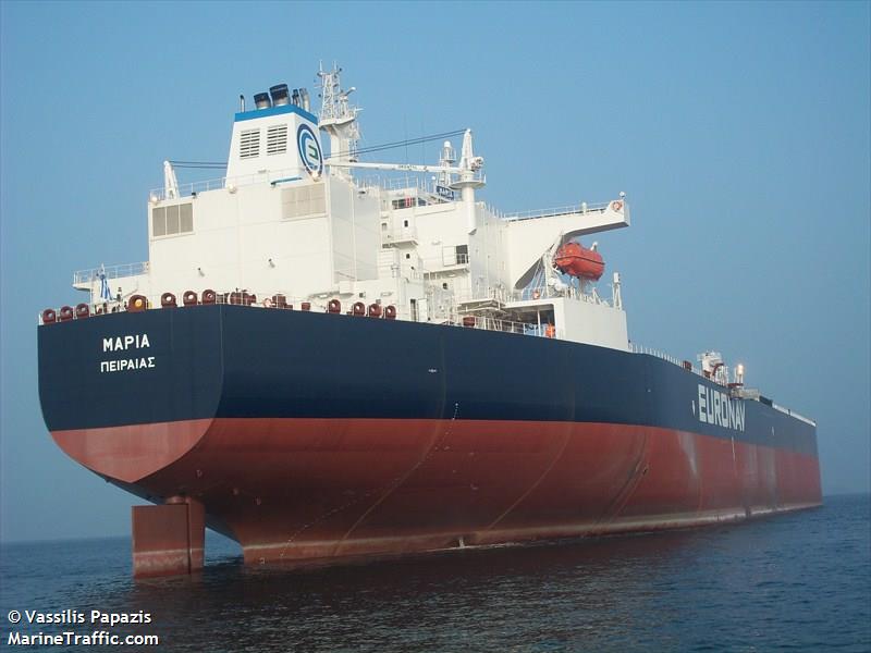 maria (Crude Oil Tanker) - IMO 9530890, MMSI 241079000, Call Sign SVBE9 under the flag of Greece