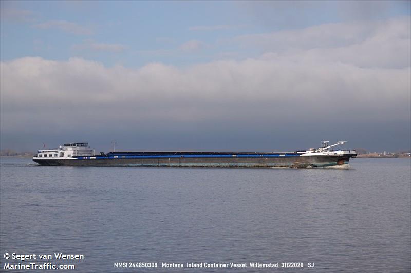 montana ii (Cargo ship) - IMO , MMSI 244850308, Call Sign PF8808 under the flag of Netherlands