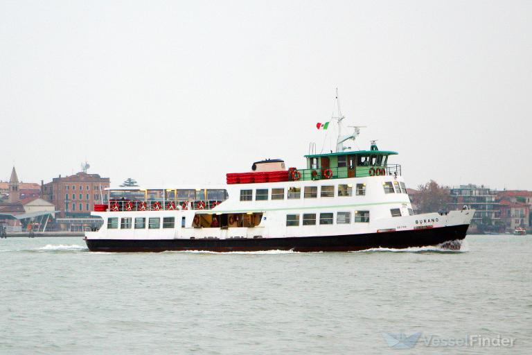 burano 2 (Passenger Ship) - IMO 7325100, MMSI 247291400, Call Sign IVQI under the flag of Italy