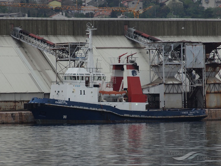 vinicio barretta (Tug) - IMO 8518170, MMSI 247605000, Call Sign IXWJ under the flag of Italy