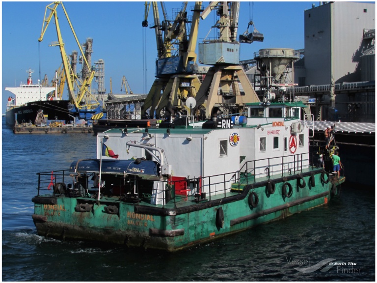 mondial (Cargo ship) - IMO , MMSI 264162721, Call Sign YP2721 under the flag of Romania