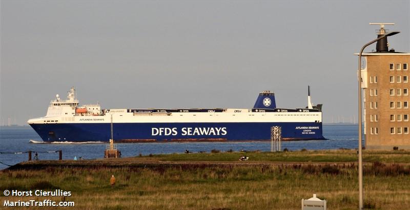 jutlandia sea (Ro-Ro Cargo Ship) - IMO 9395355, MMSI 265032000, Call Sign SBZE under the flag of Sweden