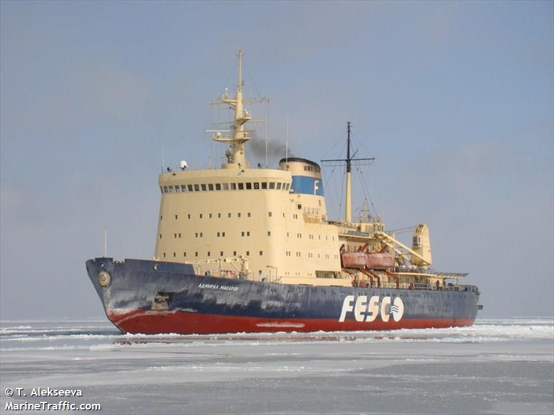 admiral makarov (Icebreaker) - IMO 7347603, MMSI 273148110, Call Sign UGSN under the flag of Russia