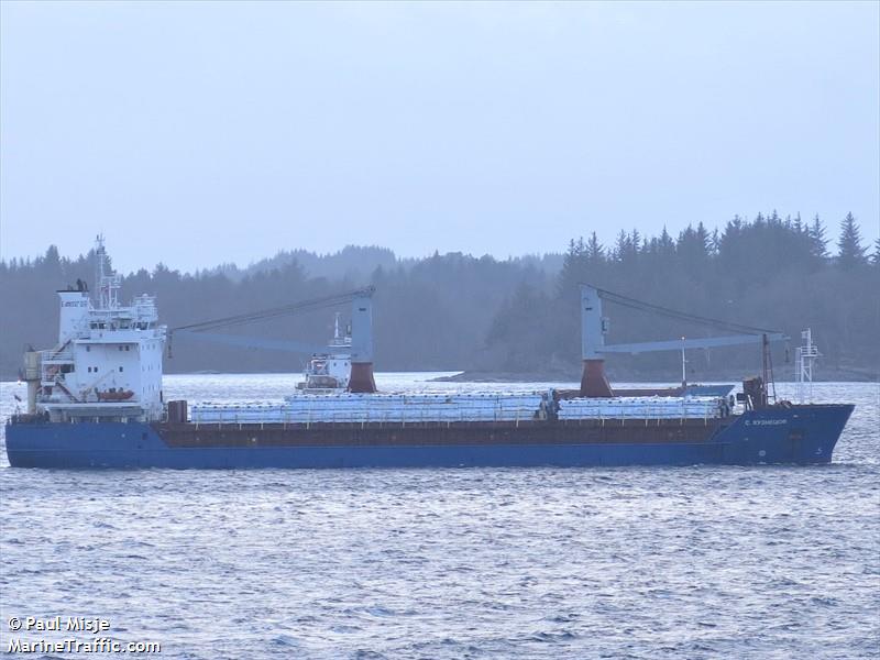 s.kuznetsov (General Cargo Ship) - IMO 9210359, MMSI 273336180, Call Sign UBLK7 under the flag of Russia