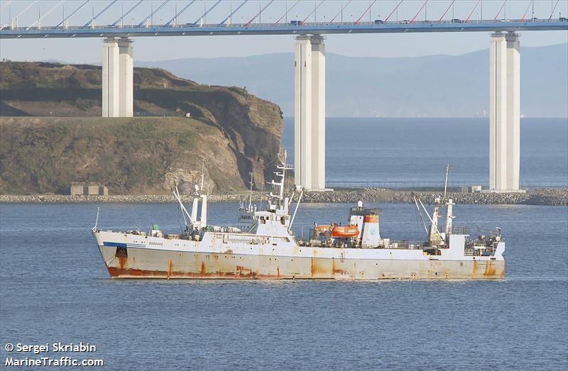 polluks (Fish Factory Ship) - IMO 8834562, MMSI 273897710, Call Sign UDXV under the flag of Russia
