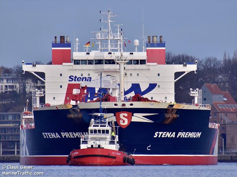 stena premium (Chemical/Oil Products Tanker) - IMO 9413523, MMSI 310612000, Call Sign ZCEE6 under the flag of Bermuda