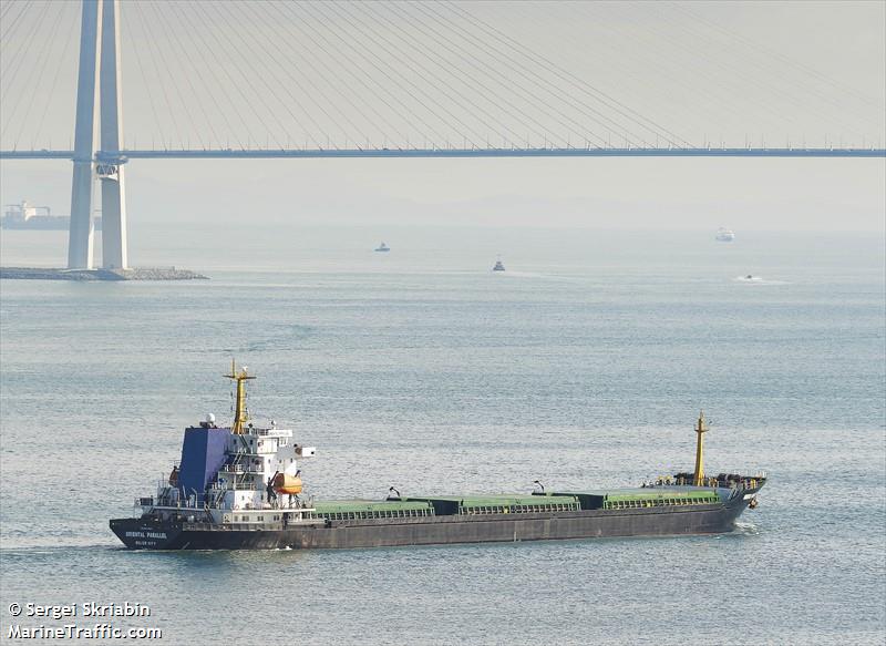 oriental parallel (General Cargo Ship) - IMO 8670643, MMSI 312496000, Call Sign V3IX2 under the flag of Belize