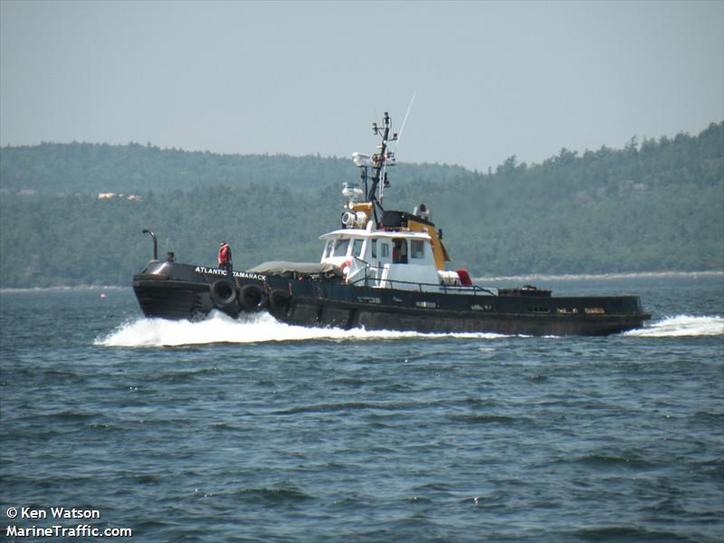 atlantic tamarack (Tug) - IMO , MMSI 316002591, Call Sign VC6732 under the flag of Canada