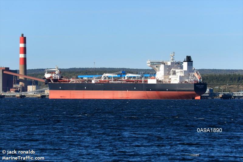 dorset spirit (Crude Oil Tanker) - IMO 9780782, MMSI 316036463, Call Sign CIA2184 under the flag of Canada