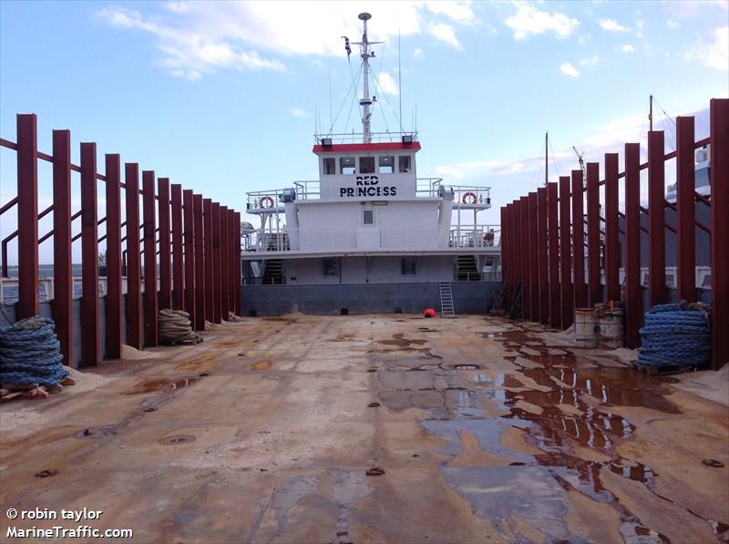 red princess (Passenger/Landing Craft) - IMO 8748828, MMSI 341189000, Call Sign V4YB2 under the flag of St Kitts & Nevis