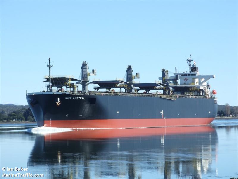 daio austral (Wood Chips Carrier) - IMO 9317391, MMSI 351229000, Call Sign 3FWB2 under the flag of Panama