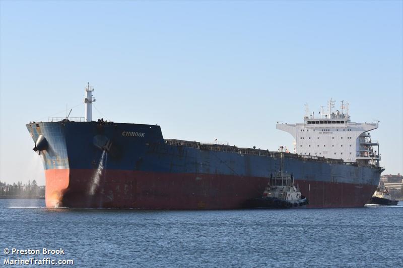 chinook (Bulk Carrier) - IMO 9476537, MMSI 351898000, Call Sign 3FRG8 under the flag of Panama