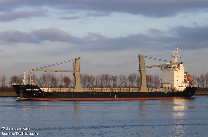 cena faith (General Cargo Ship) - IMO 9574365, MMSI 355680000, Call Sign 3FTG3 under the flag of Panama