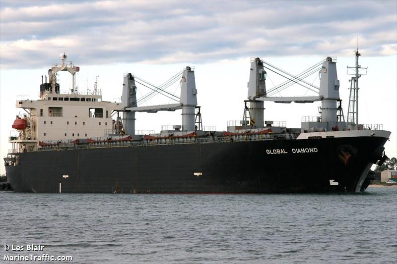 global diamond (Bulk Carrier) - IMO 9145774, MMSI 356375000, Call Sign 3FZF6 under the flag of Panama