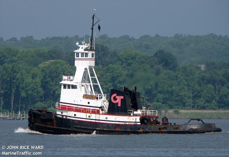 navigator (Towing vessel) - IMO , MMSI 366741180, Call Sign WDE7302 under the flag of United States (USA)