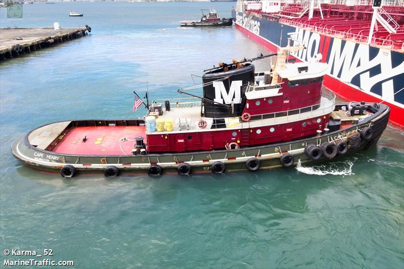 cape henry (Tug) - IMO 6807022, MMSI 367126620, Call Sign WBK3240 under the flag of United States (USA)