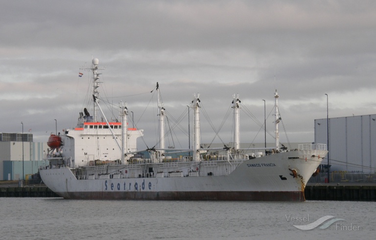 sein sky (Refrigerated Cargo Ship) - IMO 8813623, MMSI 440097000, Call Sign DSRO7 under the flag of Korea