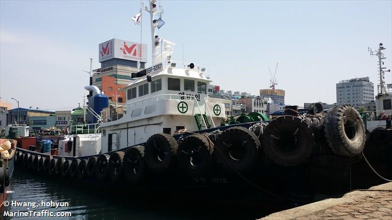 101 young in (Tug) - IMO , MMSI 440105650, Call Sign D9ZQ under the flag of Korea