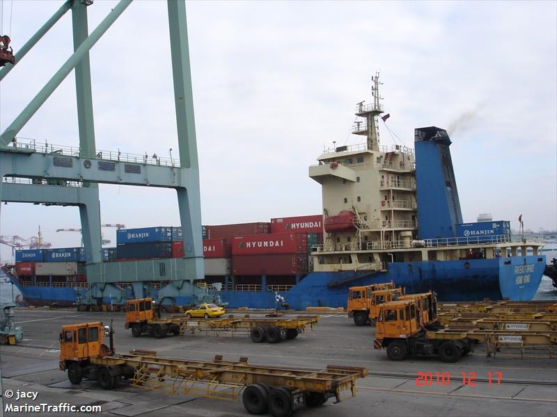 far east grace (Container Ship) - IMO 9422574, MMSI 477656100, Call Sign VRCM5 under the flag of Hong Kong