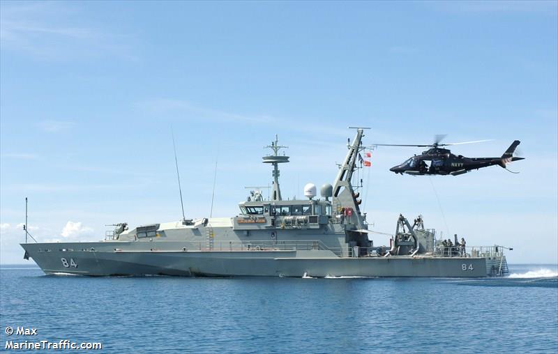australian warship (Military ops) - IMO , MMSI 503209000, Call Sign VKCW under the flag of Australia