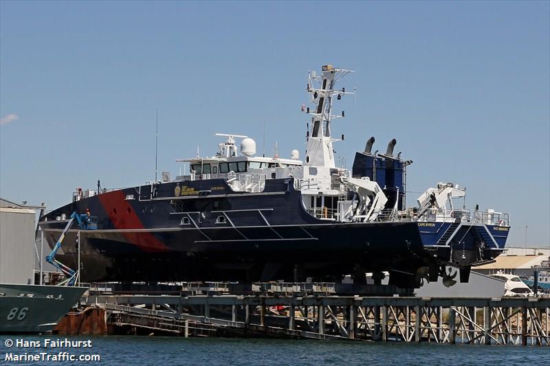 abfc cape byron (Patrol Vessel) - IMO 9684562, MMSI 503792000, Call Sign VHCZ under the flag of Australia