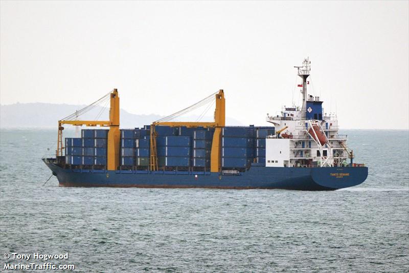tant0 senang (Cargo ship) - IMO , MMSI 525013023, Call Sign POSX under the flag of Indonesia
