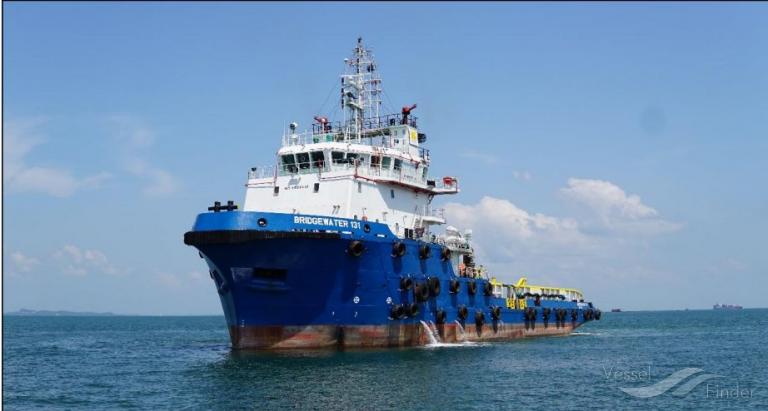 bridgewater 131 (Offshore Tug/Supply Ship) - IMO 9555412, MMSI 533131029, Call Sign 9MYE2 under the flag of Malaysia