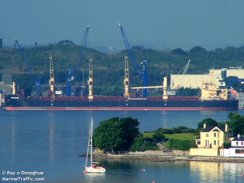 star pegasus (Bulk Carrier) - IMO 9621780, MMSI 538004334, Call Sign V7WL9 under the flag of Marshall Islands