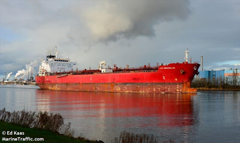 sti brooklyn (Chemical/Oil Products Tanker) - IMO 9706841, MMSI 538005417, Call Sign V7DQ3 under the flag of Marshall Islands