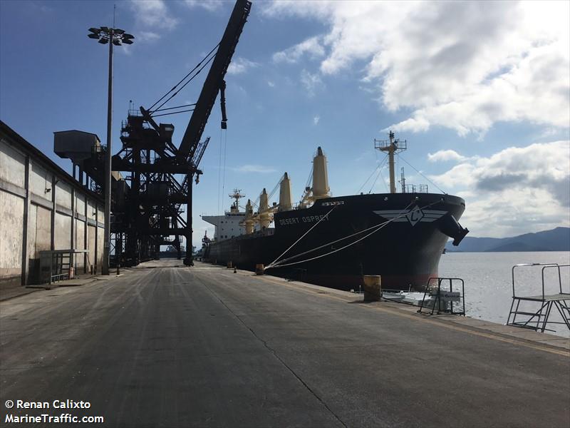 desert osprey (Bulk Carrier) - IMO 9712955, MMSI 538006212, Call Sign V7KV4 under the flag of Marshall Islands