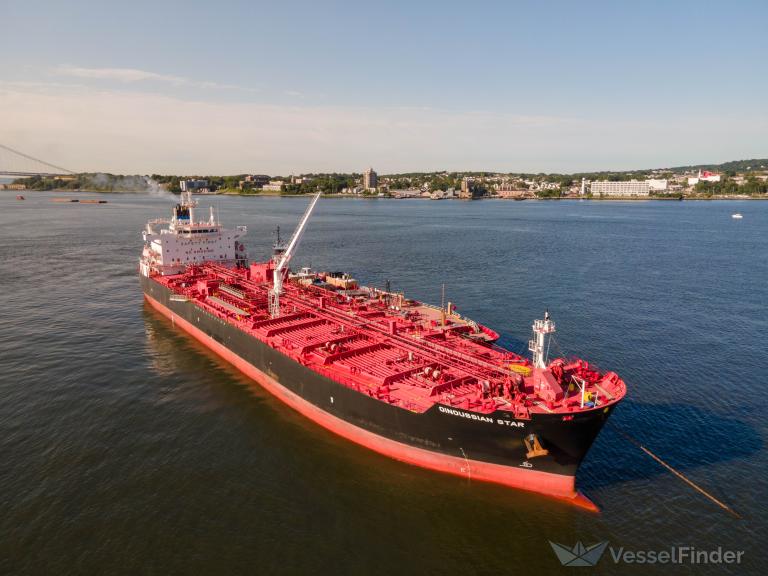 oinoussian star (Chemical/Oil Products Tanker) - IMO 9827578, MMSI 538008072, Call Sign V7RR4 under the flag of Marshall Islands