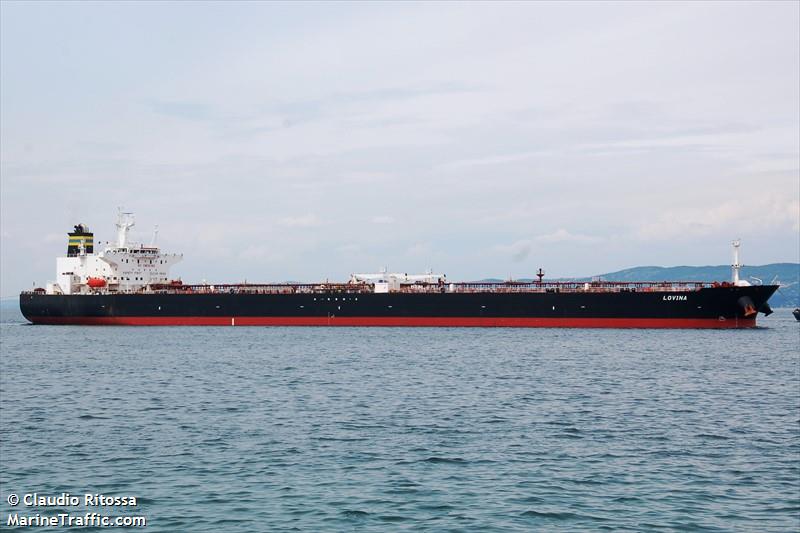lovina (Crude Oil Tanker) - IMO 9308833, MMSI 538008370, Call Sign V7A2286 under the flag of Marshall Islands