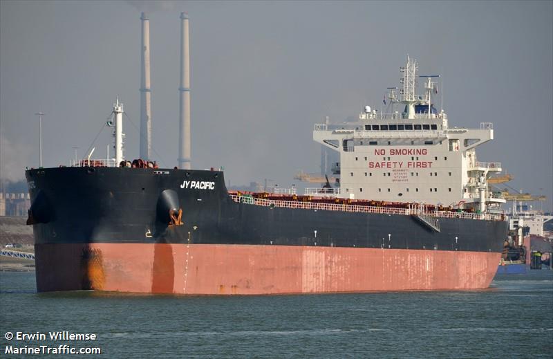 jy pacific (Bulk Carrier) - IMO 9845271, MMSI 538008505, Call Sign V7A2442 under the flag of Marshall Islands