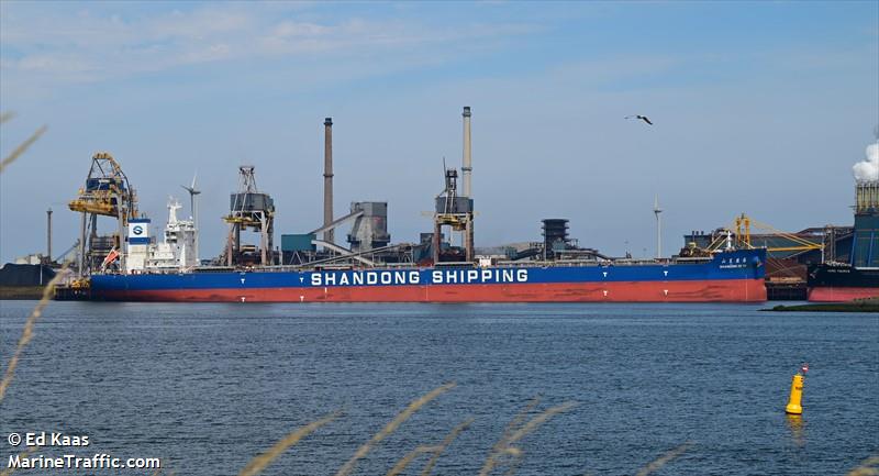 shandong de yu (Bulk Carrier) - IMO 9872107, MMSI 538009158, Call Sign V7A4393 under the flag of Marshall Islands