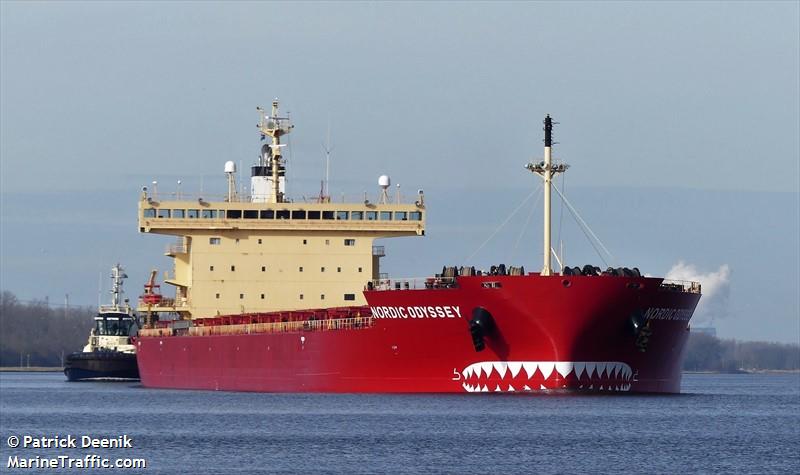 nordic odyssey (Bulk Carrier) - IMO 9529451, MMSI 538009228, Call Sign V7A4480 under the flag of Marshall Islands