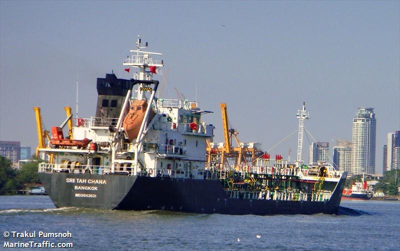 sri tah chana (Oil Products Tanker) - IMO 9643831, MMSI 567457000, Call Sign HSB4684 under the flag of Thailand