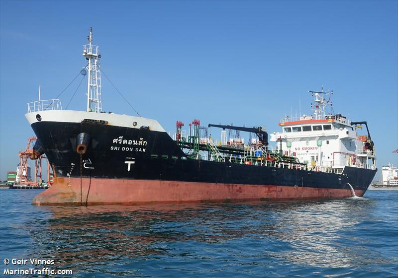 sri don sak (Oil Products Tanker) - IMO 9750373, MMSI 567551000, Call Sign HSB6254 under the flag of Thailand