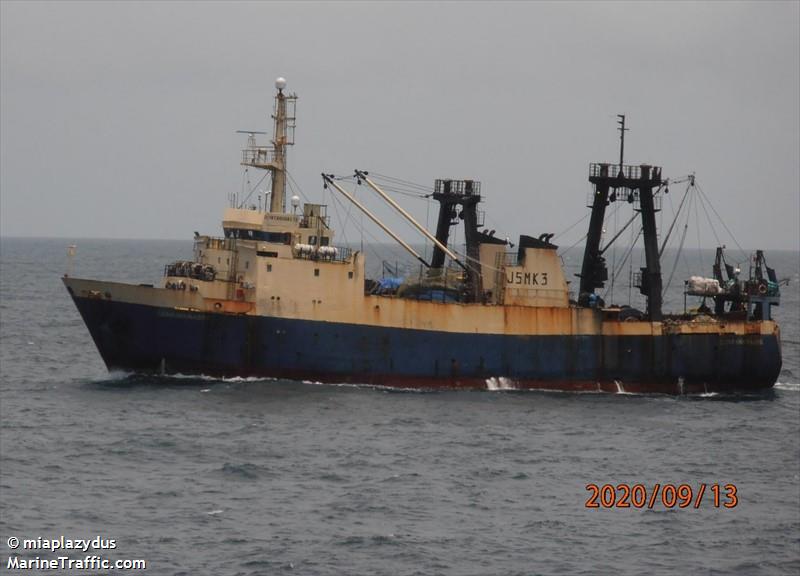 dzintarkrasts (Fishing Vessel) - IMO 8421951, MMSI 630123070, Call Sign J5MK3 under the flag of Guinea-Bissau