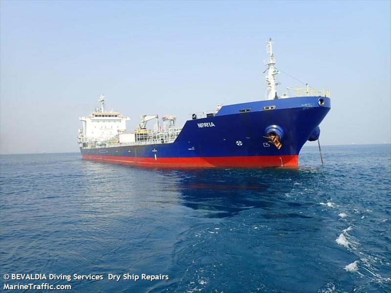 nipayia (Chemical/Oil Products Tanker) - IMO 9391165, MMSI 636015403, Call Sign D5AM9 under the flag of Liberia